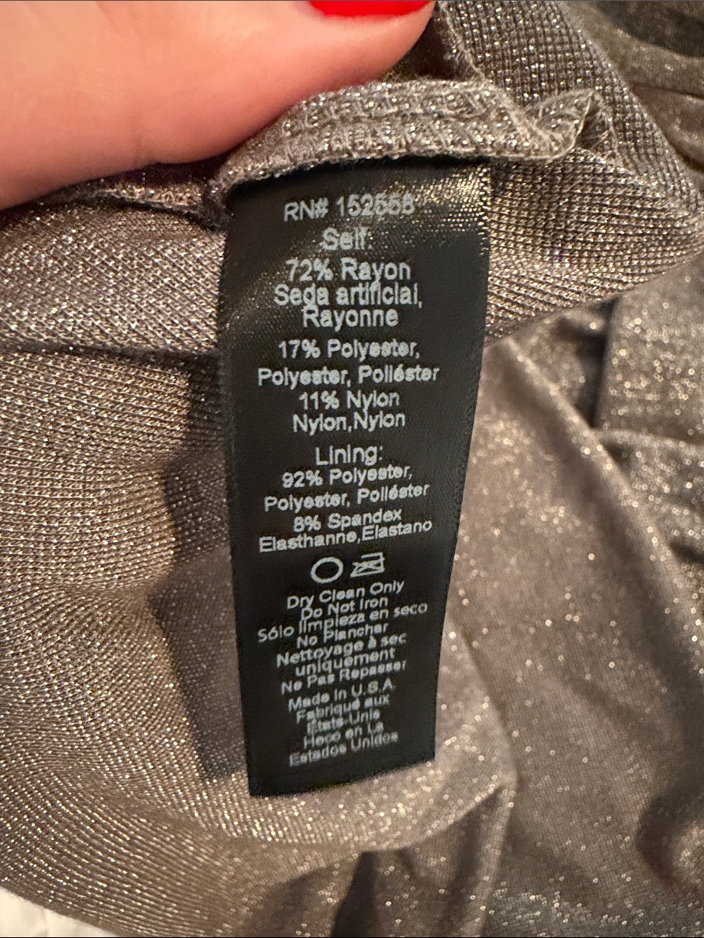 Delfi Collective Anastasia Metallic Twist Front Long Sleeve Maxi Dress - Picture 12 of 12